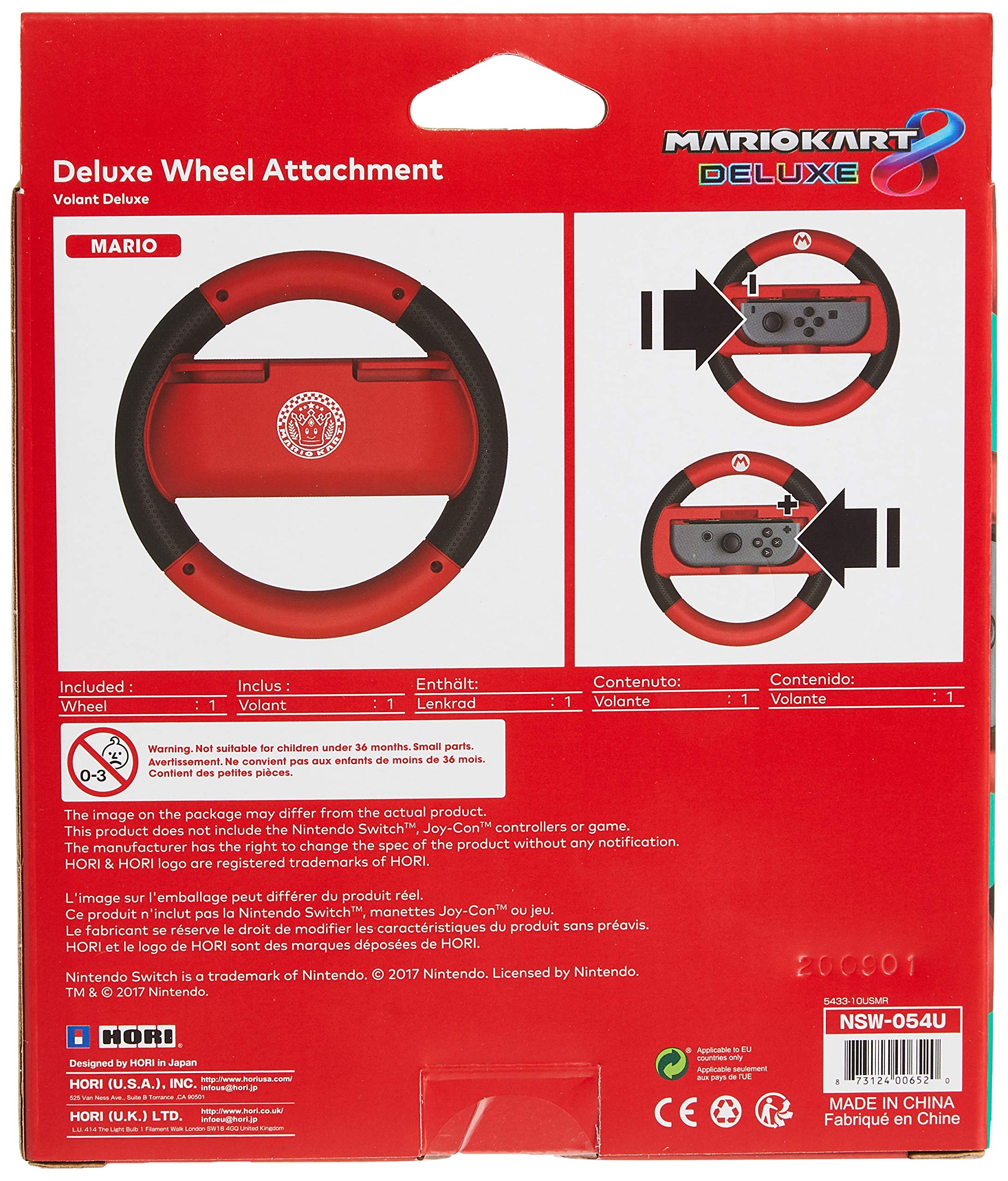 Hori - Volant Mario Kart 8 Deluxe (Nintendo Switch) Hori - Volant Mario Kart 8 Deluxe (Nintendo Switch)